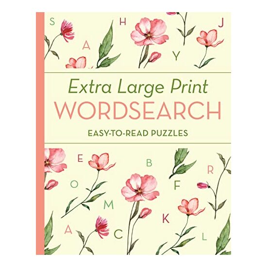 EXTRA LARGE PRINT WORDSEARCH, Eric Saunders