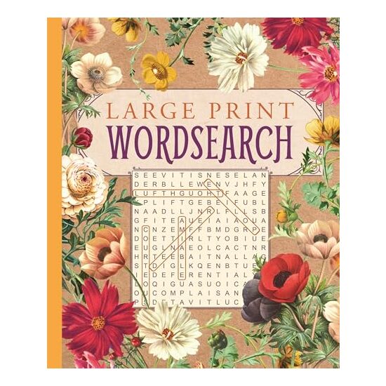 LARGE PRINT WORDSEARCH.