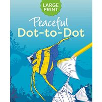 LARGE PRINT PEACEFUL DOT-TO-DOT.