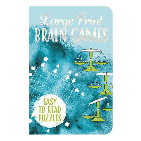 Large Print Brain Games (192pp for B&N), Eric Saunders