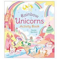 RAINBOW UNICORNS ACTIVITY BOOK.