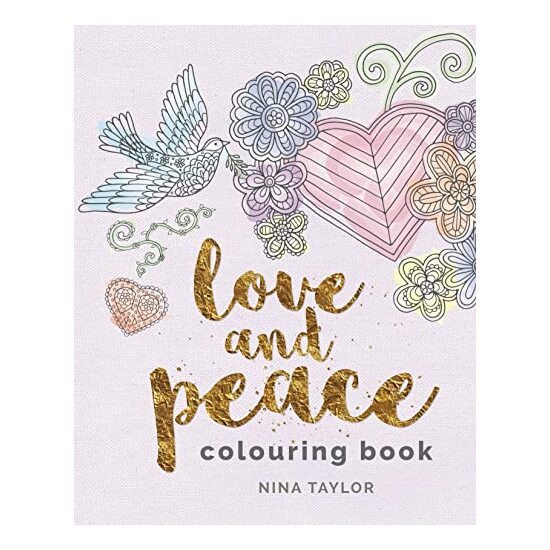 Love and Peace Colouring Book - Imagine 1