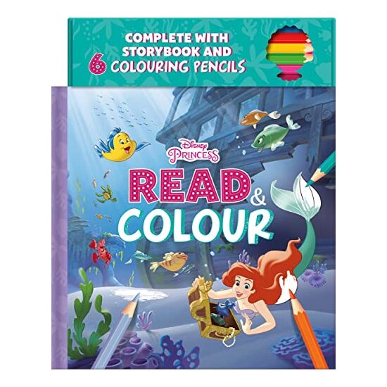 Disney Princess Ariel: Read & Colour - Imagine 1