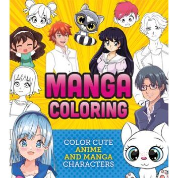Manga Colouring Book - Imagine 1