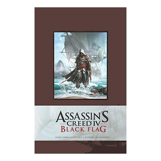 Assassin's Creed IV Black Flag Hardcover Blank Journal