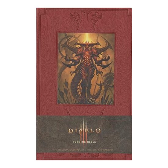 Diablo Burning Hells Hardcover Ruled Journal (Large), Blizzard Entertainment