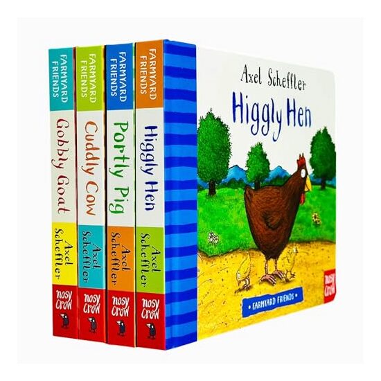 Farmyard Friends Series 4 Books Collection, Axel Scheffler