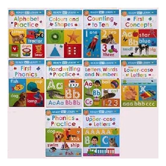 Ready Set Learn 10 Early Learning Wipe Clean Books
