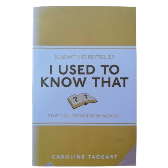 I used to know that