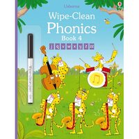 Wipe-Clean Phonics Book 4, Mairi Mackinnon, Fred Blunt