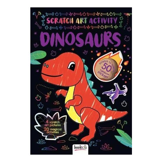 Scratch Art Activity: Dinosaurs