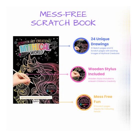 Scratch Art Creations: Mythical World - Imagine 1