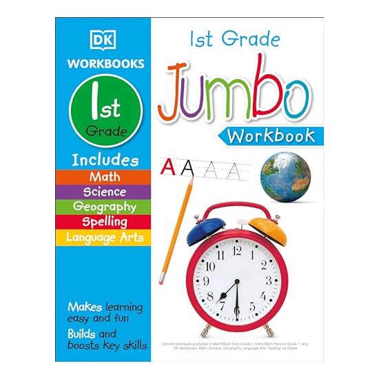 Jumbo 1st Grade Workbook, DK Publishing