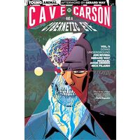 Cave Carson has a cybernetic eye, Jon Rivera