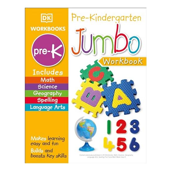 Jumbo Pre Kindergarten Workbook, DK Publishing