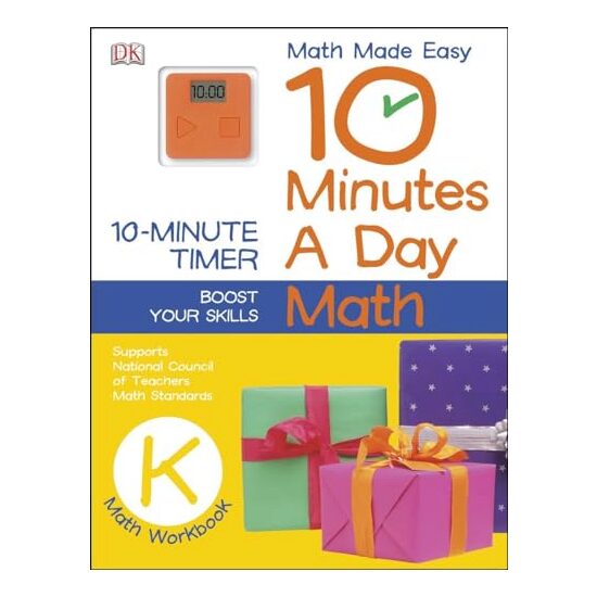 10 Minutes a Day : Math, Kindergarten, DK Publishing