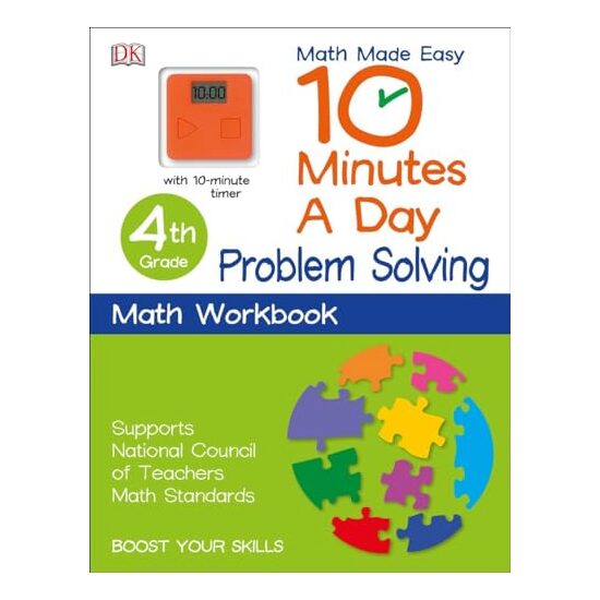 10 Minutes a Day : Problem Solving, Fourth Grade, DK Publishing