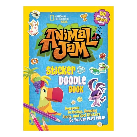 Animal Jam Sticker Doodle Book, National Geographic