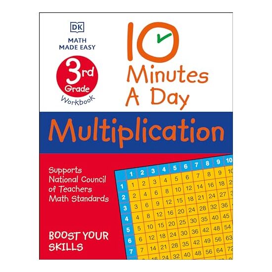 10 Minutes a Day Multiplication, 3rd Grade
