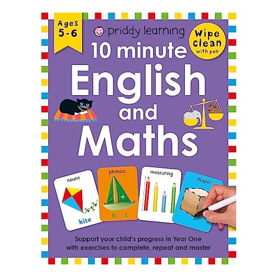 10 Minute English and Maths, Priddy Books, Roger Priddy