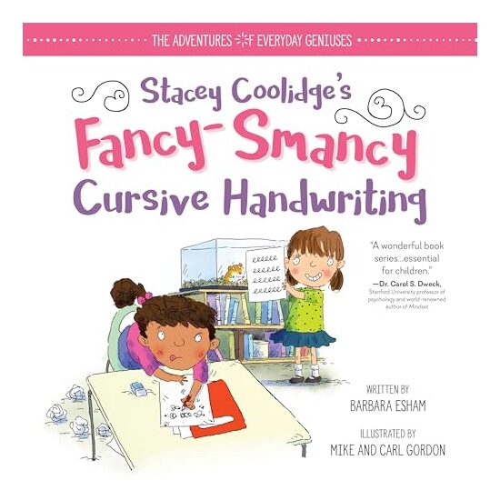 Stacey Coolidge's fancy-smancy cursive handwriting