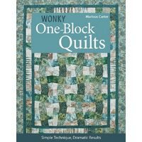 Wonky one-block quilts