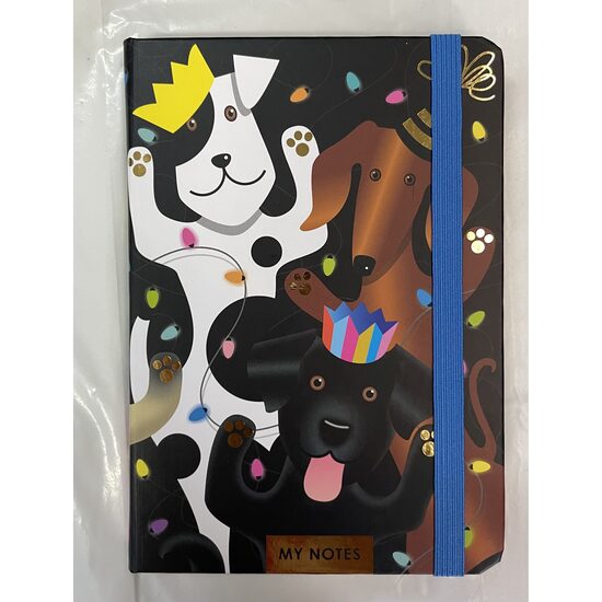 Lined Journal with Party Dogs - Imagine 1