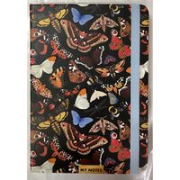 Lined Journal with Moths