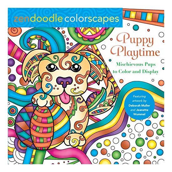 Zendoodle Colorscapes : Puppy Playtime