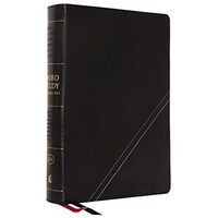 KJV, Word Study Reference Bible, Leathersoft, Black, Red Letter, Comfort Print, Zondervan Publishing Company