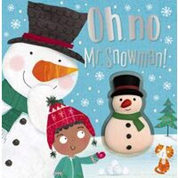 Oh No, Mr Snowman! inc. Soft Snowman Toy