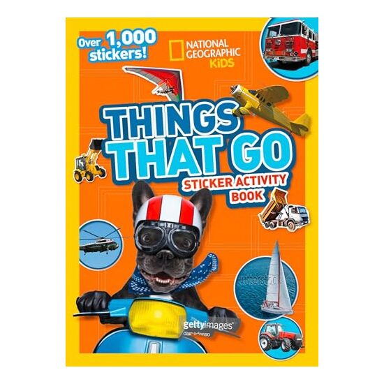Things That Go Sticker Activity Book, Michaela Weglinski