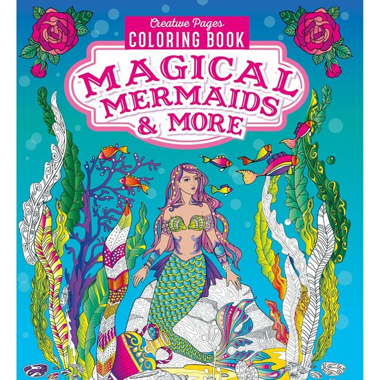 Magical Mermaids and More Creative Pages Coloring Book - Imagine 1