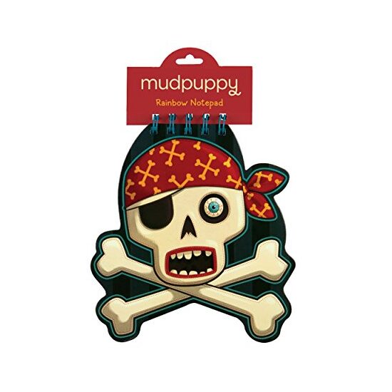 Skull & Crossbones Rainbow Notepad - Imagine 1