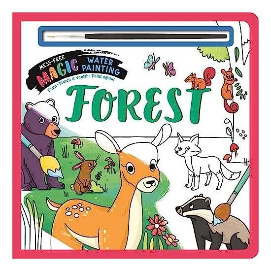 Forest: Mess-Free Magic Water Painting, Bonnier Books
