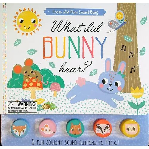 What Did Bunny Hear? (Press and Play Sound Book)