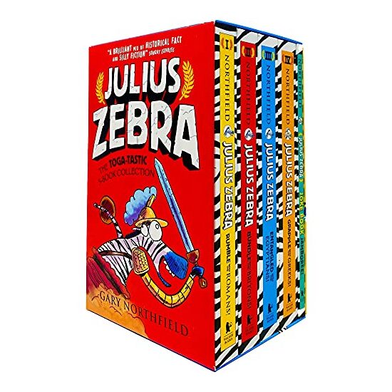 Julius Zebra Series The Toga-Tasic 5 Books Collection Box Set, Gary Northfield