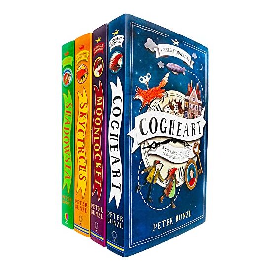 The Cogheart Adventures 4 Books Collection Set, Peter Bunzl