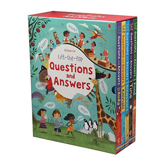 Usborne Lift the Flap - Questions And Answers 5 Books