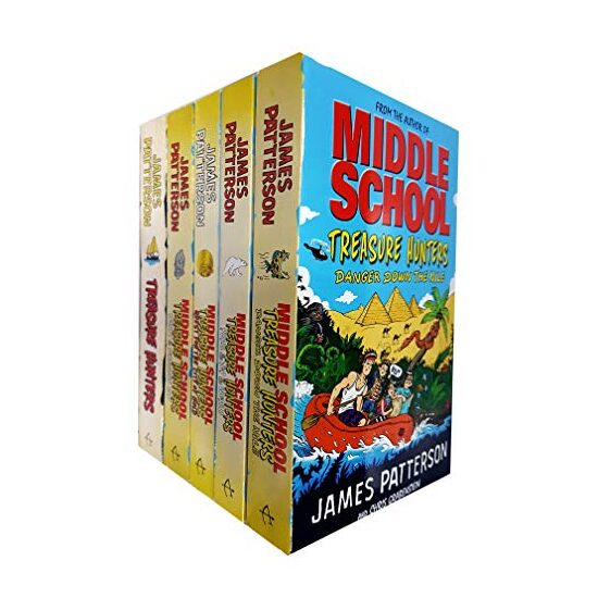 Middle School Treasure Hunters Series Collection 5 Books Set