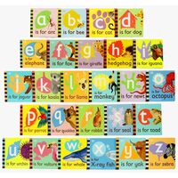 The Animal Alphabet Library Collection 26 Books Set (A To Z), DK