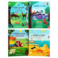  National Trust Look and Say 4 Books Collection Set
