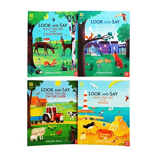 National Trust Look and Say 4 Books Collection Set