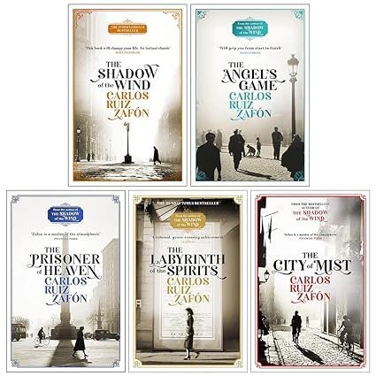 The Cemetery of Forgotten Books 1-5 Collection Set, Carlos Ruiz Zafon