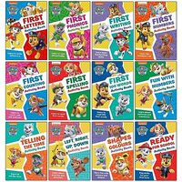 Paw Patrol Get set for school Activity 12 Books Collection Set,  Nickelodeon Publishing