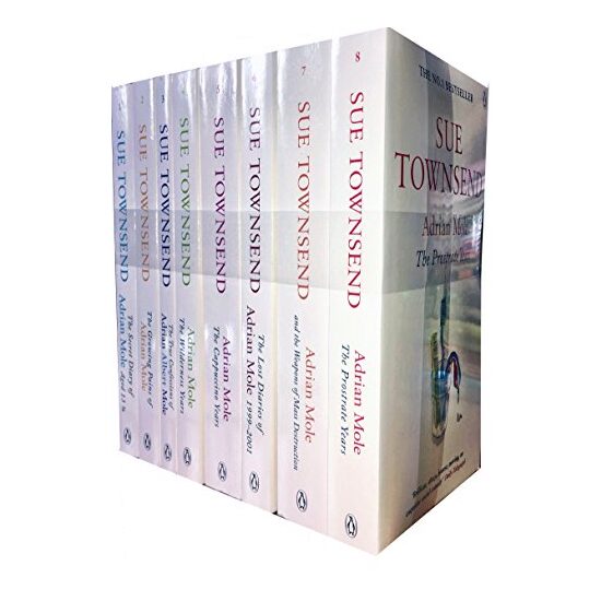 Sue Townsend Adrian Mole 8 Books Collection Set
