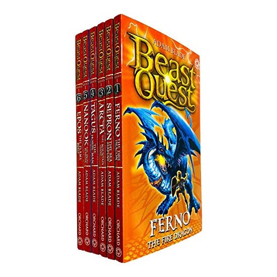 Beast Quest 6 Books Collection Set by Adam Blade (Series 1)