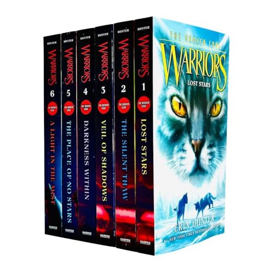Warriors Cat: The Broken Code Book 1-6 Series 6 Books Collection Set - Imagine 1