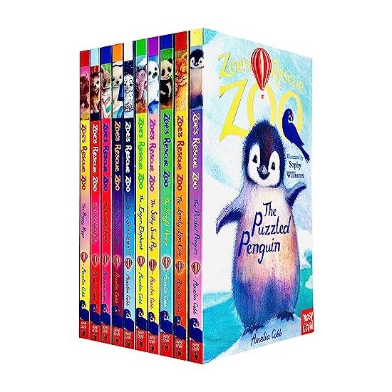 Zoe's Rescue Zoo 10 Books Collection Set by Amelia Cobb