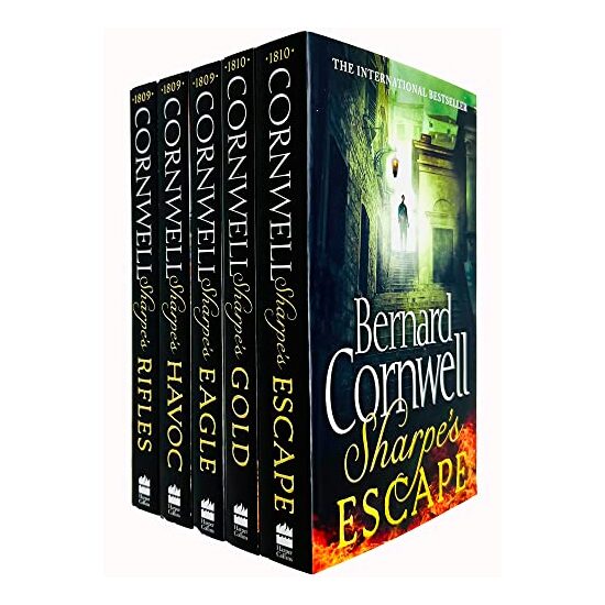 The sharpe series 6 to 10 books collection set, Bernard Cornwell
